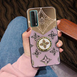 Fashion Obal na mobil pre Huawei P Smart 2021, fialové