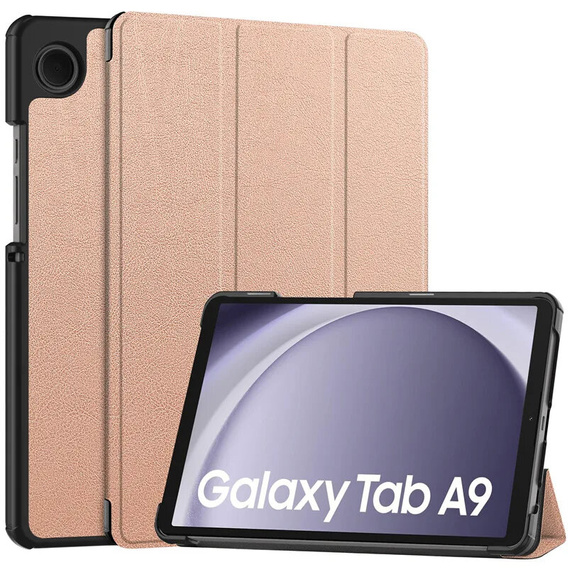 Puzdro pre Samsung Galaxy Tab A9, Smartcase, ružové rose gold