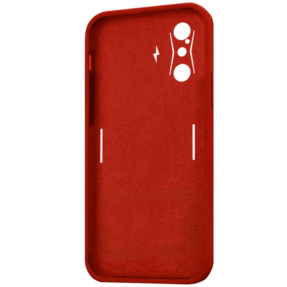 Obal na mobil pre Xiaomi POCO F4 GT, Silicone Lite, červené