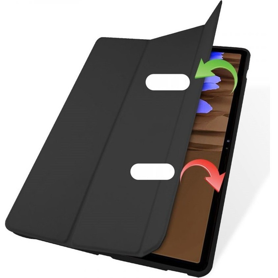 Puzdro pre Samsung Galaxy Tab S7 FE 5G 12.4 T730 / T736B, Smartcase s priestorom pre stylus, modré