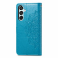 Klapkové puzdro pre Samsung Galaxy M15 5G, Mandala, modré