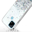 Obal na mobil pre Realme C21, Glittery, priehľadné