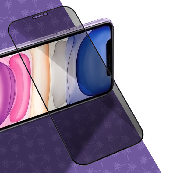 Tmavé sklo na ochranu súkromia Shy Palm pre iPhone 11