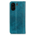 Obal na mobil pre Xiaomi Redmi 13C / Poco C65, Wallet Litchi Leather, zelený