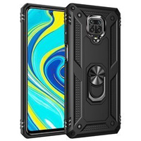 Pancierované obal na mobil pre Xiaomi Redmi Note 9S / 9 Pro, Nox Case Ring, čierne