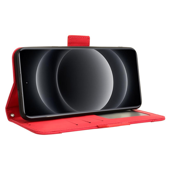Klapkové puzdro pre Xiaomi 14 Ultra, Card Slot, červené