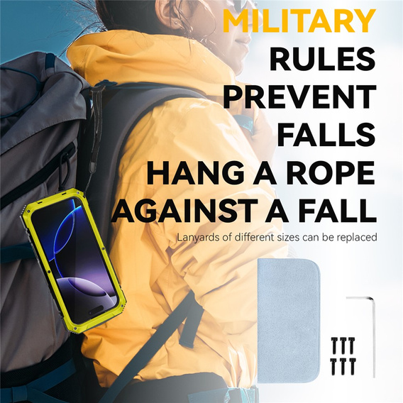 Puzdro R-JUST s podstavcom a integrovaným sklom pre iPhone 17 Pro