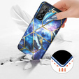 Obal na mobil pre Samsung Galaxy S21 FE, Suritch Full Body Cosmos, modré