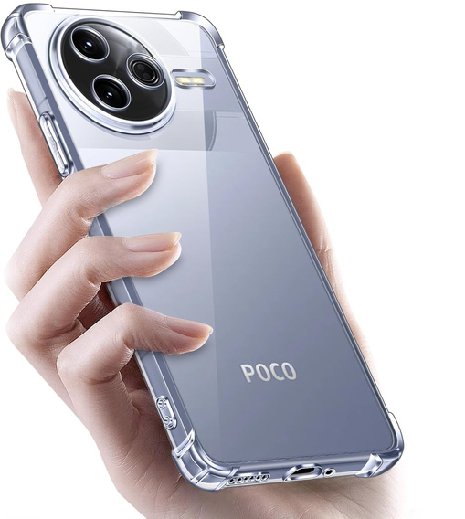 Obal na mobil pre Xiaomi Poco F7 Pro, Dropproof, priehľadné