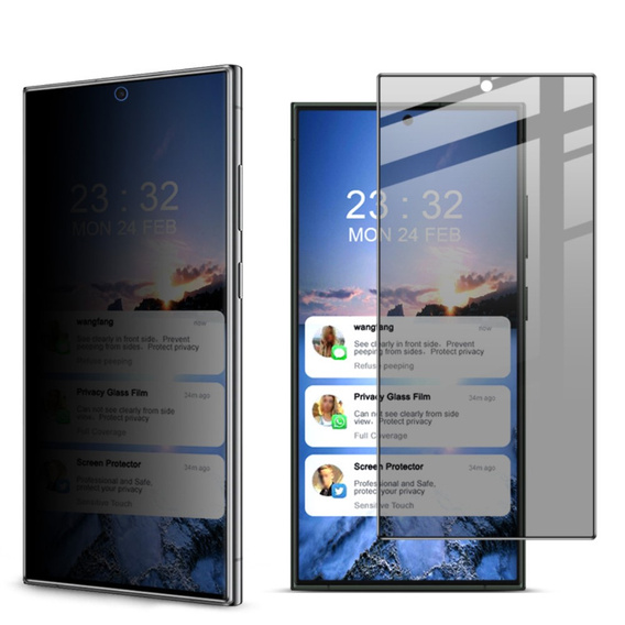 IMAK Privacy Tempered Glass pre Samsung Galaxy S24 Ultra