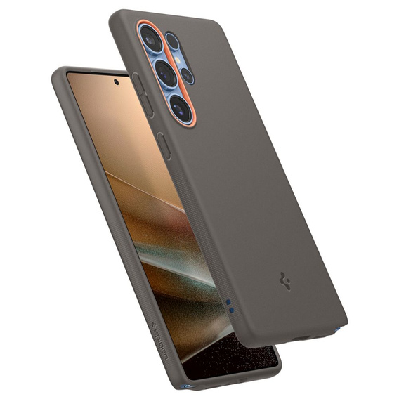 Spigen puzdro pre Samsung Galaxy S25 Ultra, Nano Pop MagSafe, sivé + tvrdené sklo 9H