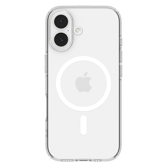 Spigen puzdro pre iPhone 17, Liquid Crystal MagSafe, číre/biele