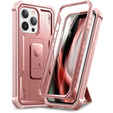 Obrnené puzdro pre iPhone 13 Pro Max, Dexnor Full Body, ružové