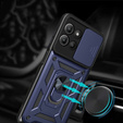Obal na mobil pre Motorola Moto G15 / Motorola Moto G15 Power, CamShield Slide, modré