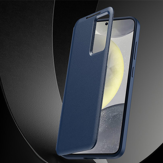 Puzdro Smart View Wallet pre Samsung Galaxy S26, modré