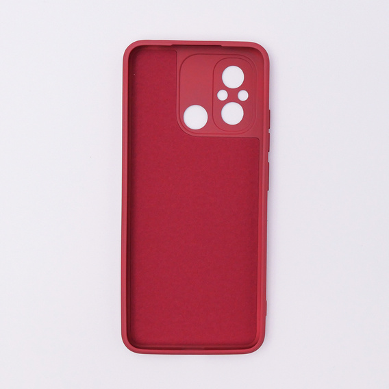 Obal na mobil pre Xiaomi Redmi 12C, Silicone Lite, červené