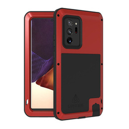 Love Mei Obal na mobil pre Samsung Galaxy Note 20 Ultra, armored without glass, červené
