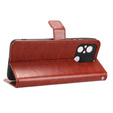 Klapkové puzdro pre Xiaomi Redmi 12C, Crazy Horse Wallet, hnedé