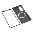 Puzdro z aramidových vlákien pre Samsung Galaxy Z Fold7, pre MagSafe, čierne