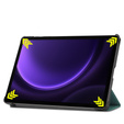 Puzdro pre Samsung Galaxy Tab S9 FE, trojskladové, zelené