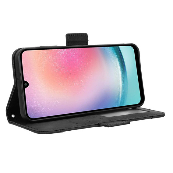Klapkové puzdro pre Samsung Galaxy A25 5G, Card Slot, čierne