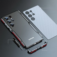 Puzdro LUPHIE pre Samsung Galaxy S25 Ultra, Armor Bumper, čierne
