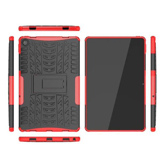 Obal na mobil pre Lenovo Tab M10 Plus Gen 3 TB-125F TB-128F, Tire Armor, Tire Armor, červená