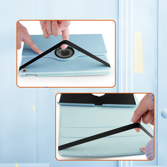 Puzdro pre iPad 10.9 2022 10 Gen TB330FU 10.95", otočné o 360°, modré