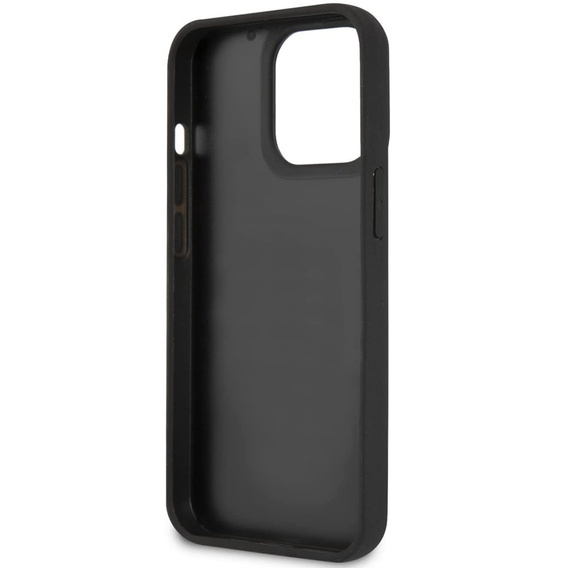 Karl Lagerfeld Obal na mobil pre iPhone 13 Pro, 3D Rubber Karl's Head, čierne