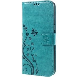 Klapkové puzdro pre Samsung Galaxy S7 Edge, Butterfly, modré