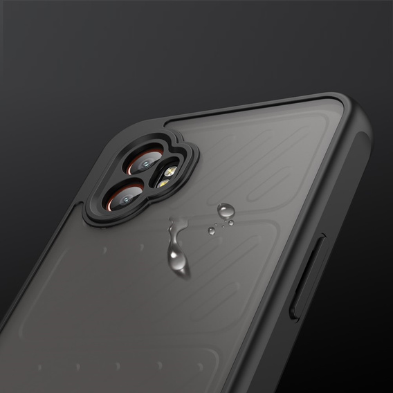Obal na mobil pre Samsung Galaxy Xcover 7 Pro, Fusion Hybrid, transparentné / čierne