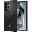 Puzdro Spigen Enzo Aramid čierne pre Samsung Galaxy S24 Ultra