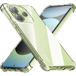 Obal na mobil pre Xiaomi Redmi Note 14 4G, Dropproof, priehľadné