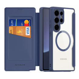 Dux Ducis Obal na mobil pre Samsung Galaxy S25 Ultra, Skin X Pro, MagSafe, tmavomodré
