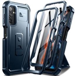 Obrnené puzdro pre Samsung Galaxy A25 5G, Dexnor Full Body (Two Frames), tmavomodré