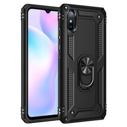 Pancierované obal na mobil pre Xiaomi Redmi 9A, Nox Case Ring, čierne