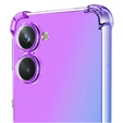 Puzdro pre Realme 10 4G, Gradient Dropproof, Fialová / modrá