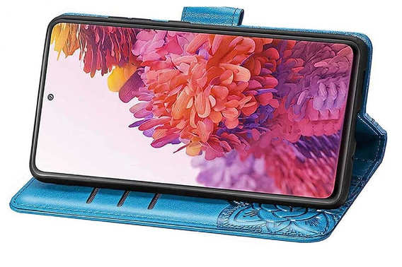 Klapkové puzdro pre Realme Note 50, Butterfly, modré