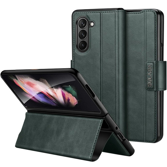 Klapkové puzdro pre Samsung Galaxy Z Fold5 5G, Wallet, tmavomodré