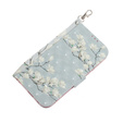 Klapkové puzdro pre Samsung Galaxy A14 4G/5G, Wallet, flowers magnolia, biele