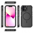 Obal na mobil pre iPhone 12/12 Pro, MagForce MagSafe, čierne
