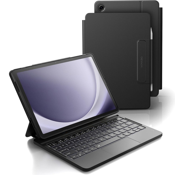 Magnetické puzdro Dexnor s klávesnicou a touchpadom pre Samsung Galaxy Tab A9+