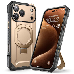 Puzdro Supcase pre iPhone 17 Pro Max, Unicorn Beetle Grip Mag, Desert Gold