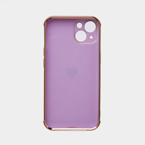 Obal na mobil pre Apple iPhone 13, Electro heart, fialové