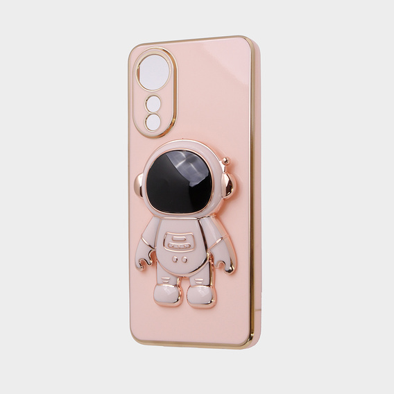 Obal na mobil pre Oppo A78 4G, Astronaut, ružové rose gold