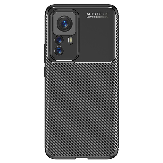 Obal na mobil pre Xiaomi 12T, Carbon Gel, čierne