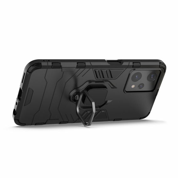 Obal na mobil pre Realme 9 Pro / OnePlus Nord CE 2 Lite 5G, Kickstand Ring, čierne