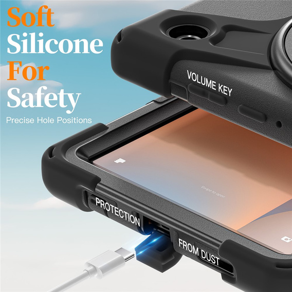 Puzdro s podstavcom a ramenným popruhom pre Samsung Galaxy Tab A11