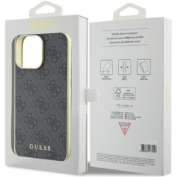 Puzdro Guess 4G Charms s príveskom pre iPhone 15 Pro
