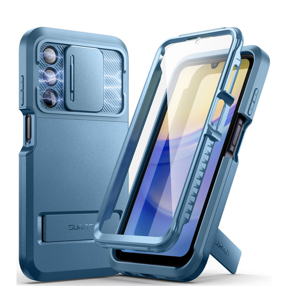 Obal na mobil pre Samsung Galaxy A15 5G, Suritch Basic, modré